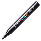 Posca Brush Paint Marker - Black, Brush Tip, 1.0 - 4.0 mm