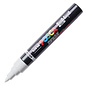 Posca Brush Paint Marker - White, Brush Tip, 1.0 - 4.0 mm