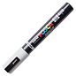 Posca Brush Paint Marker - White, Brush Tip, 1.0 - 4.0 mm