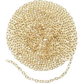 Jasseron 3 mm Verguld 2 m