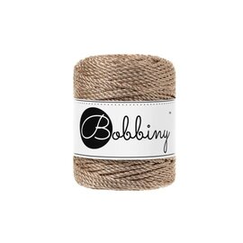 Bobbiny Macrame Koord 3mm Metallic Champagne