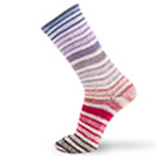 SYMMETRIC SOCKS & MORE - INFINITY 91 Bruin-Fuchsia-Paars bad 81570