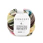 SYMMETRIC SOCKS & MORE - INFINITY 94 Bruin-Groen-Geel-Aardbeirood-Turquoise bad 81573
