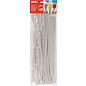 Apli: Chenilledraad "Wit" 300x5mm, 50 stuks
