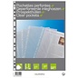Aurora: U-map A4, in PP 40µ, 23-gaats, set van 25 stuks - Transparant
