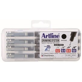 Artline set - drawing pen punt 0.2-0.4-0.6-0.8
