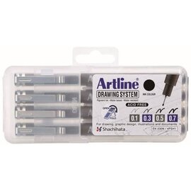 Artline set - drawing pen punt 0.1-0.3-0.5-0.7