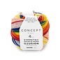 SYMMETRIC SOCKS & MORE - ILLUSION 70 - Oranje-Geel-Groen-Blauw-Rood bad 81557