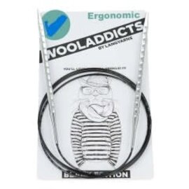 Wooladdicts Black Edition - Ergonomic lace 50cm - 3,0mm