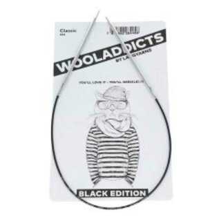 Rondbreinaald 3,00mm - 120cm - WoolAddicts BlackEdition Classic
