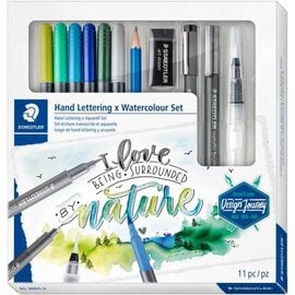 Staedtler: Mixed set "Hand Lettering & Watercolour" 11-delig