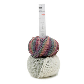 Copy of Knit Ensemble 250g 404 paars-turquoise bad 30291