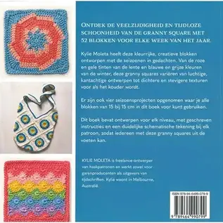 Boek - Granny squares haken - Kylie Moleta -