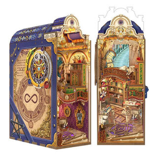 DIY Book Nook Boekensteun Magical Library, Tone-Cheer, 18,2×10,7×28,3cm