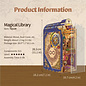 DIY Book Nook Boekensteun Magical Library, Tone-Cheer, 18,2×10,7×28,3cm