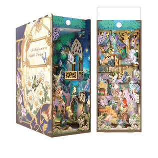 DIY Book Nook Boekensteun A Midsummer Night’s Dream inclusief Dust-cover, Tone-Cheer, 24,5x18x10cm