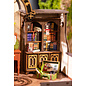 Robotime, DIY Huisje The Magic Study met LED verlichting, , 21x13x19cm
