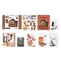 Robotime, DIY Huisje The Magic Study met LED verlichting, , 21x13x19cm