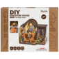 Robotime, DIY Huisje The Magic Study met LED verlichting, , 21x13x19cm