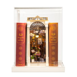 Robotime, DIY Book Nook Boekensteun Arcade Dating, 19,5×10,6×25,5cm