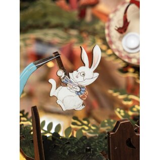 *** Robotime, DIY Book Nook Boekensteun Fall into Wondert, 15.3×19.7×25.1 cm ***