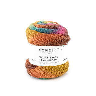 SILKY LACE RAINBOW 301 - Bruin-Groen-Oranje bad 82233