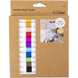 Creative Multi Marker 4 mm, assorted colours 12st.