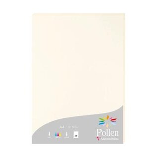 Papier - Natuurlijk wit, pak van 25 vel 210x297mm 120gm2 - Natuurwit