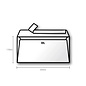 Pak 20 enveloppen gegomd 120g 110x220 - Goud
