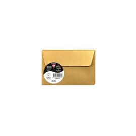 Pakket met 5 enveloppen met strip 120g 90x140mm - Goud