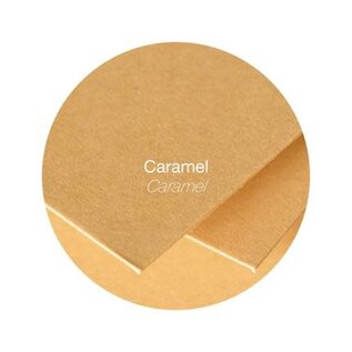 Papier - Pak met 25 bladen 210g 210x297mm - Karamel