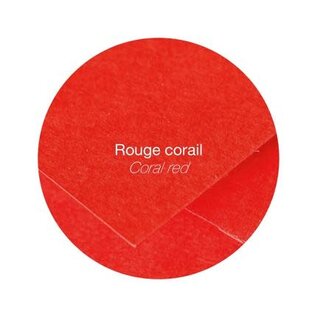 Papier - Pak met 25 bladen 210g 210x297mm - Koraalrood