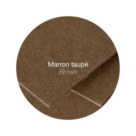 Papier - Pak met 25 bladen 210g 210x297mm - Taupebruin