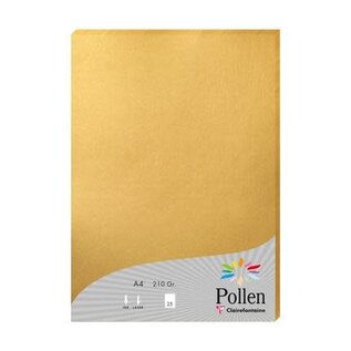 Papier - Pak met 25 bladen 210g 210x297mm - Goud