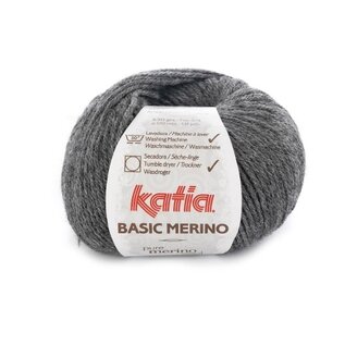 BASIC MERINO 14 Zeer donker grijs bad 82938A