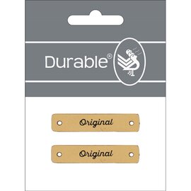 Durable Leren label, Original, 50x10mm - Kleur 001