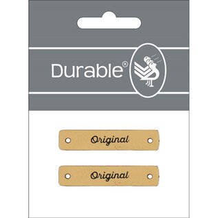 Durable Leren label, Original, 50x10mm - Kleur 001