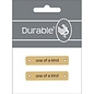 Durable Leren label, One of a kind, 50x10mm - Kleur 001