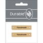 Durable  leren label, Handmade, 50x10mm - Kleur 001