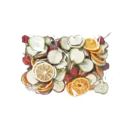 DECORATIEMATERIAAL - GEDROOGD FRUIT MIX +/-250GR