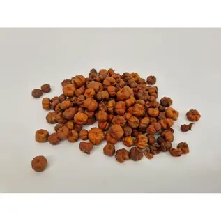 DECORATIEMATERIAAL - PHUTKA PODS ORANJE (ABRIKOOS) +/-250GR