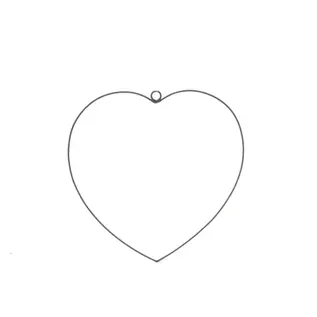 FRAME HART 20CM ZWART