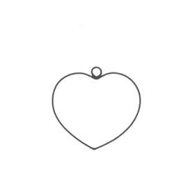 METALEN FRAME HART 10CM ZWART