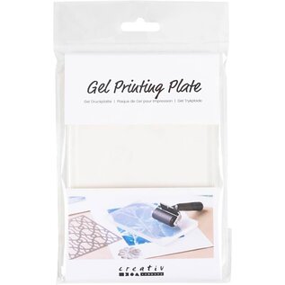 Gel Drukplaat 12,7x17,8x1 cm Mat Transparant