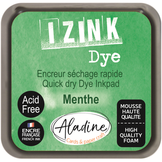 Aladine Izink Dye Pigment Inktkussen 5x5 cm Mintgroen