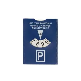 Parkeerschijf blauw 15x11cm (conform BE wetgeving)