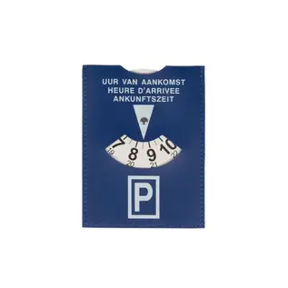 Parkeerschijf blauw 15x11cm (conform BE wetgeving)