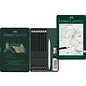 Grafietpotlood Faber-Castell Pitt Mat Etui set 11 stuks