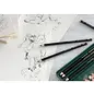 Grafietpotlood Faber-Castell Pitt Mat Etui a 6 stuks