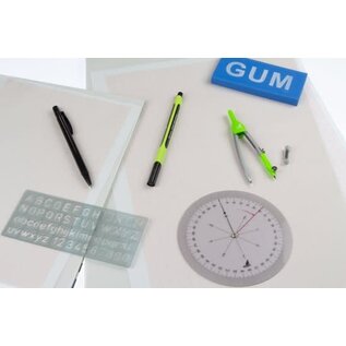 Transparant papier  A3 blok à 24 vel met 1 vel milimeterpapier